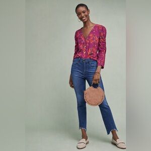 Anthropologie Maeve Jourdain Runa Blouse Size S